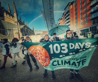 Klimatmarsch i Glasgow